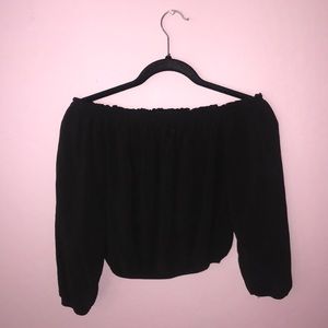 Off the shoulder brandy top